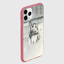 Чехол iPhone 11 Pro матовый Battle of Los Angeles - Rage Against the Machine, цвет: 3D-малиновый — фото 2