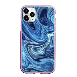 Чехол iPhone 11 Pro матовый Абстрактный авангардный паттерн Abstract avant-gar, цвет: 3D-розовый