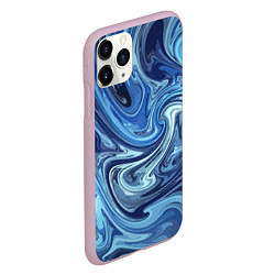 Чехол iPhone 11 Pro матовый Абстрактный авангардный паттерн Abstract avant-gar, цвет: 3D-розовый — фото 2