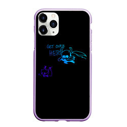 Чехол iPhone 11 Pro матовый GET OVER HERЕ Hollow Knight