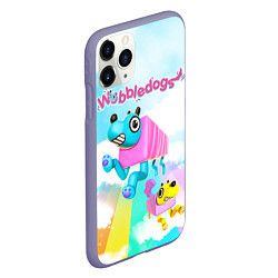 Чехол iPhone 11 Pro матовый Wobbledogs, цвет: 3D-серый — фото 2