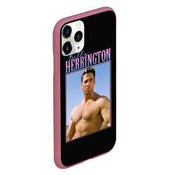 Чехол iPhone 11 Pro матовый Billy Herrington Photo, цвет: 3D-малиновый — фото 2