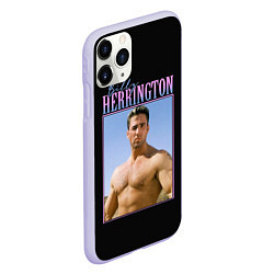 Чехол iPhone 11 Pro матовый Billy Herrington Photo, цвет: 3D-светло-сиреневый — фото 2