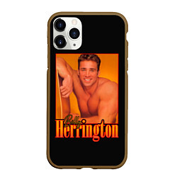 Чехол iPhone 11 Pro матовый Billy Herrington Aniki Билли, цвет: 3D-коричневый