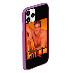 Чехол iPhone 11 Pro матовый Billy Herrington Aniki Билли, цвет: 3D-фиолетовый — фото 2