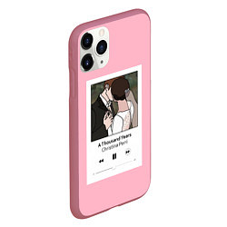 Чехол iPhone 11 Pro матовый Плейлист, цвет: 3D-малиновый — фото 2