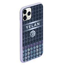 Чехол iPhone 11 Pro матовый Е Лань Yelan Elements Genshin Impact, цвет: 3D-светло-сиреневый — фото 2