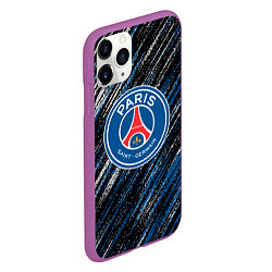 Чехол iPhone 11 Pro матовый Псж football club, цвет: 3D-фиолетовый — фото 2