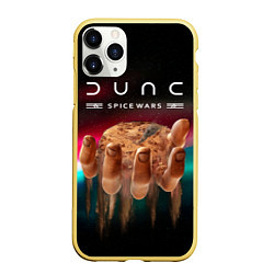 Чехол iPhone 11 Pro матовый Dune: Spice Wars Дюна: Космические войны, цвет: 3D-желтый