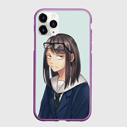 Чехол iPhone 11 Pro матовый Sweet Sayaka Руки прочь от кинокружка, цвет: 3D-фиолетовый