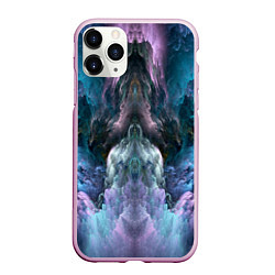 Чехол iPhone 11 Pro матовый Облака неонового цвета Neon colored clouds, цвет: 3D-розовый