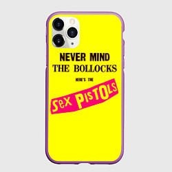 Чехол iPhone 11 Pro матовый Never Mind the Bollocks, Heres the Sex Pistols, цвет: 3D-фиолетовый