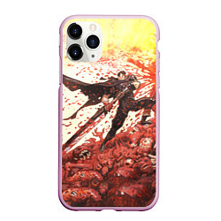 Чехол iPhone 11 Pro матовый BERSERK ГАТС РУНА спина, цвет: 3D-розовый