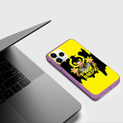 Чехол iPhone 11 Pro матовый Руки вверх Сергей Жуков, цвет: 3D-фиолетовый — фото 2