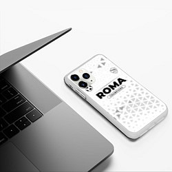 Чехол iPhone 11 Pro матовый Roma Champions Униформа, цвет: 3D-белый — фото 2