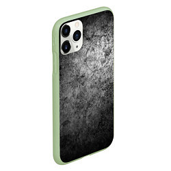 Чехол iPhone 11 Pro матовый Потертая текстура, цвет: 3D-салатовый — фото 2