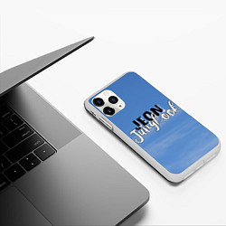 Чехол iPhone 11 Pro матовый JEON JUNGKOOK BTS, цвет: 3D-белый — фото 2