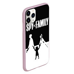 Чехол iPhone 11 Pro матовый Семья шпиона Логотип, цвет: 3D-розовый — фото 2