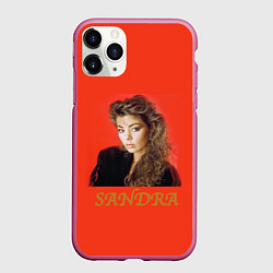 Чехол iPhone 11 Pro матовый Звёзды 80-х Sandra, цвет: 3D-малиновый