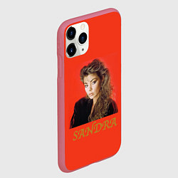 Чехол iPhone 11 Pro матовый Звёзды 80-х Sandra, цвет: 3D-малиновый — фото 2