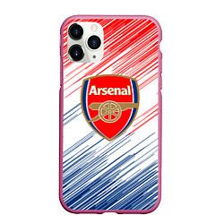 Чехол iPhone 11 Pro матовый Арсенал arsenal logo