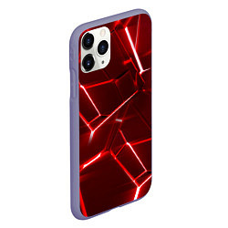 Чехол iPhone 11 Pro матовый Red fault, цвет: 3D-серый — фото 2