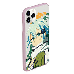 Чехол iPhone 11 Pro матовый Асада Сино -Sword Art Online, цвет: 3D-розовый — фото 2