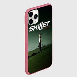 Чехол iPhone 11 Pro матовый Comatose - Skillet, цвет: 3D-малиновый — фото 2