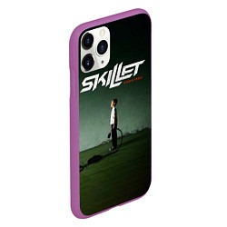 Чехол iPhone 11 Pro матовый Comatose - Skillet, цвет: 3D-фиолетовый — фото 2