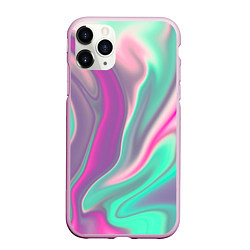 Чехол iPhone 11 Pro матовый Digital Wave, цвет: 3D-розовый