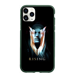 Чехол iPhone 11 Pro матовый V rising - вампир, цвет: 3D-темно-зеленый