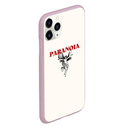 Чехол iPhone 11 Pro матовый Paranoia дизайн с ангелом, цвет: 3D-розовый — фото 2