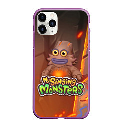 Чехол iPhone 11 Pro матовый My singing monsters ЛАВАТЁКА Kayna, цвет: 3D-фиолетовый