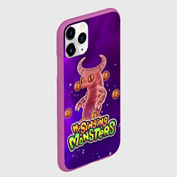 Чехол iPhone 11 Pro матовый My singing monsters ЭПИЧЕСКИЙ ВУЖАС, цвет: 3D-фиолетовый — фото 2