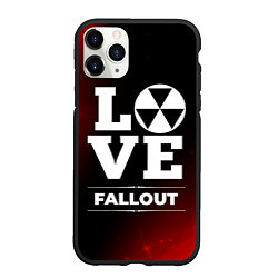Чехол iPhone 11 Pro матовый Fallout Love Классика, цвет: 3D-черный