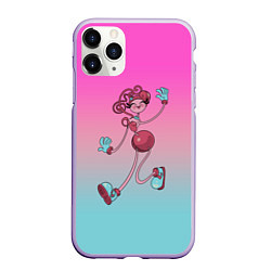 Чехол iPhone 11 Pro матовый Мама длинные ноги: Poppy Playtime, цвет: 3D-светло-сиреневый