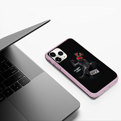 Чехол iPhone 11 Pro матовый Five Nights at Freddys: Security Breach game Ванни, цвет: 3D-розовый — фото 2