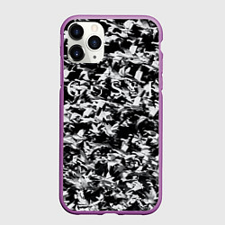 Чехол iPhone 11 Pro матовый GUSSI STYLE, цвет: 3D-фиолетовый