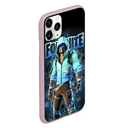 Чехол iPhone 11 Pro матовый Fortnite Surf Strider Кульный чувак Video game, цвет: 3D-розовый — фото 2