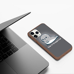 Чехол iPhone 11 Pro матовый Seal of Disapproval, цвет: 3D-коричневый — фото 2