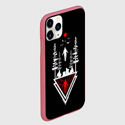 Чехол iPhone 11 Pro матовый Max vs Vecna, цвет: 3D-малиновый — фото 2