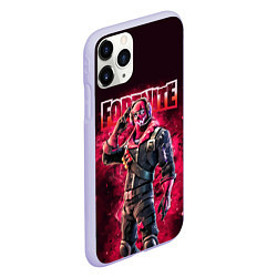 Чехол iPhone 11 Pro матовый Fortnite Raptor Skin Video game, цвет: 3D-светло-сиреневый — фото 2