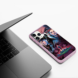Чехол iPhone 11 Pro матовый Stranger Things 4 Векна и Все, цвет: 3D-розовый — фото 2