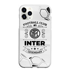 Чехол iPhone 11 Pro матовый Inter Football Club Number 1 Legendary, цвет: 3D-белый