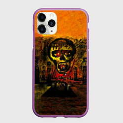 Чехол iPhone 11 Pro матовый Seasons In The Abyss - Slayer, цвет: 3D-фиолетовый