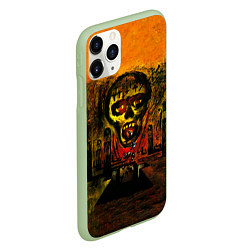 Чехол iPhone 11 Pro матовый Seasons In The Abyss - Slayer, цвет: 3D-салатовый — фото 2
