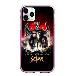 Чехол iPhone 11 Pro матовый Slayer: The Repentless Killogy, цвет: 3D-розовый