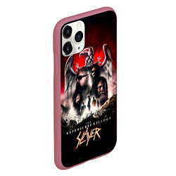 Чехол iPhone 11 Pro матовый Slayer: The Repentless Killogy, цвет: 3D-малиновый — фото 2