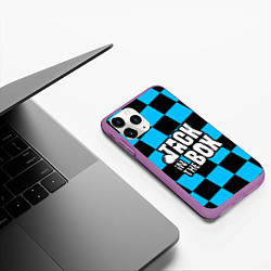 Чехол iPhone 11 Pro матовый Jack in the box J - HOPE, цвет: 3D-фиолетовый — фото 2