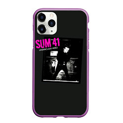 Чехол iPhone 11 Pro матовый Underclass Hero - Sum 41, цвет: 3D-фиолетовый